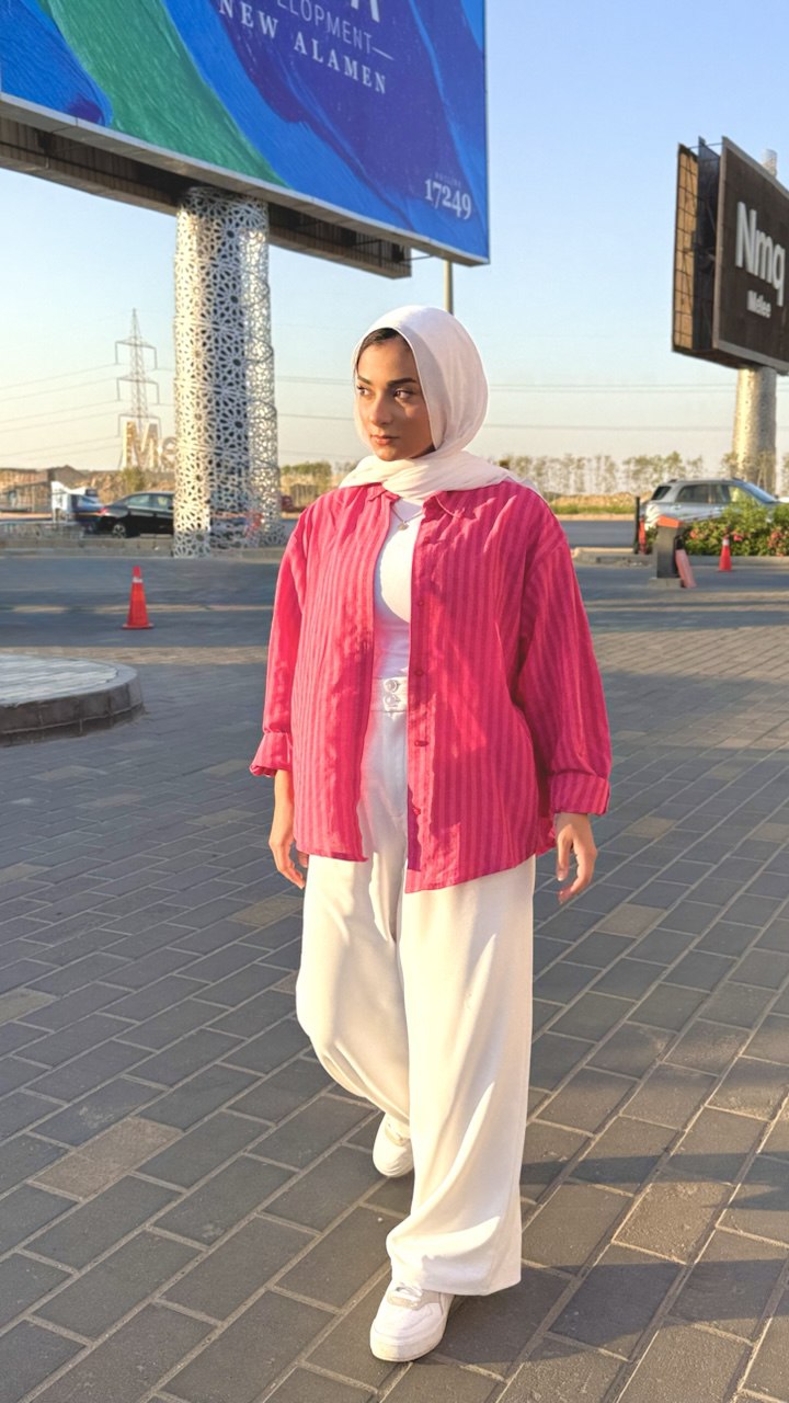 Hot pink glow chemise